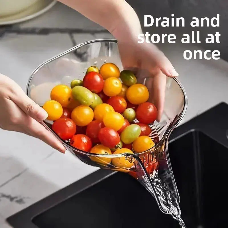 Coș Chiuvetă Bol Premium Plastic pentru Spălare și Scurgere