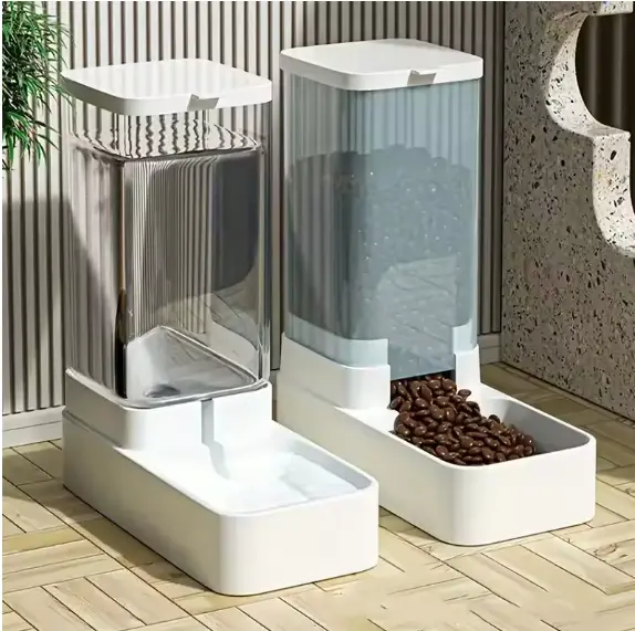 Set Automat de Hrănire și Adăpare pentru Animale | 3,8 L