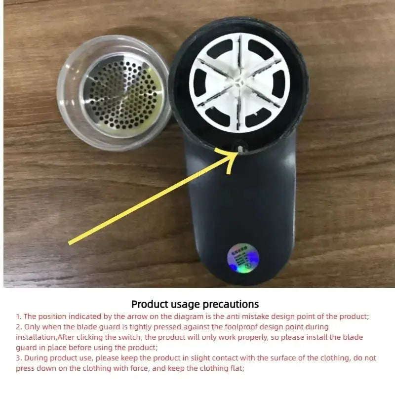 Aparat Electric pentru Îndepărtarea Scamelor cu Afișaj LED - Reîncărcabil USB