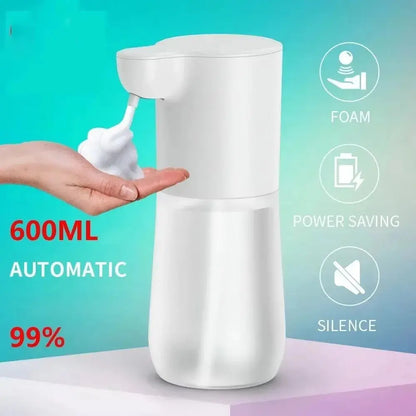 Dozator Automat de Săpun Spumă 380 ml cu Senzor și Încărcare USB
